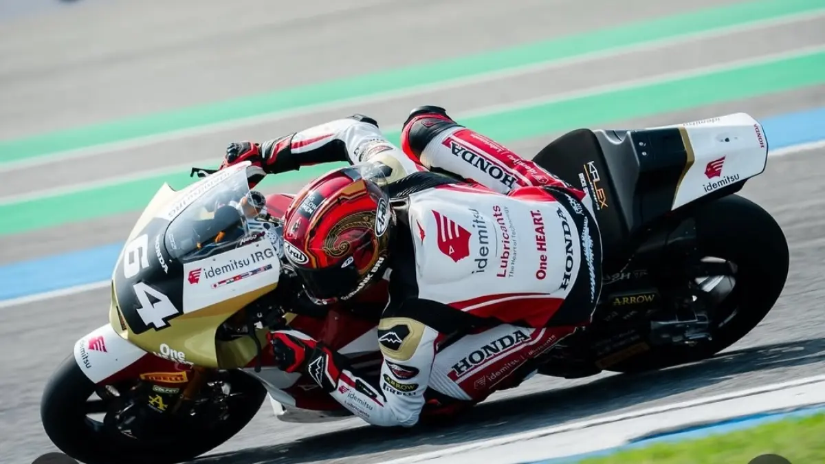 Poin Perdana Mario Aji di Moto2 cetak sejarah balap nasional